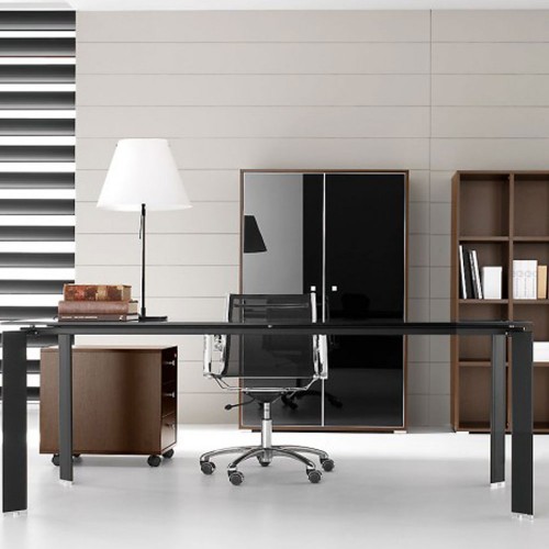 Birou executiv Ideal Form Team, Pratiko Steel Wenge